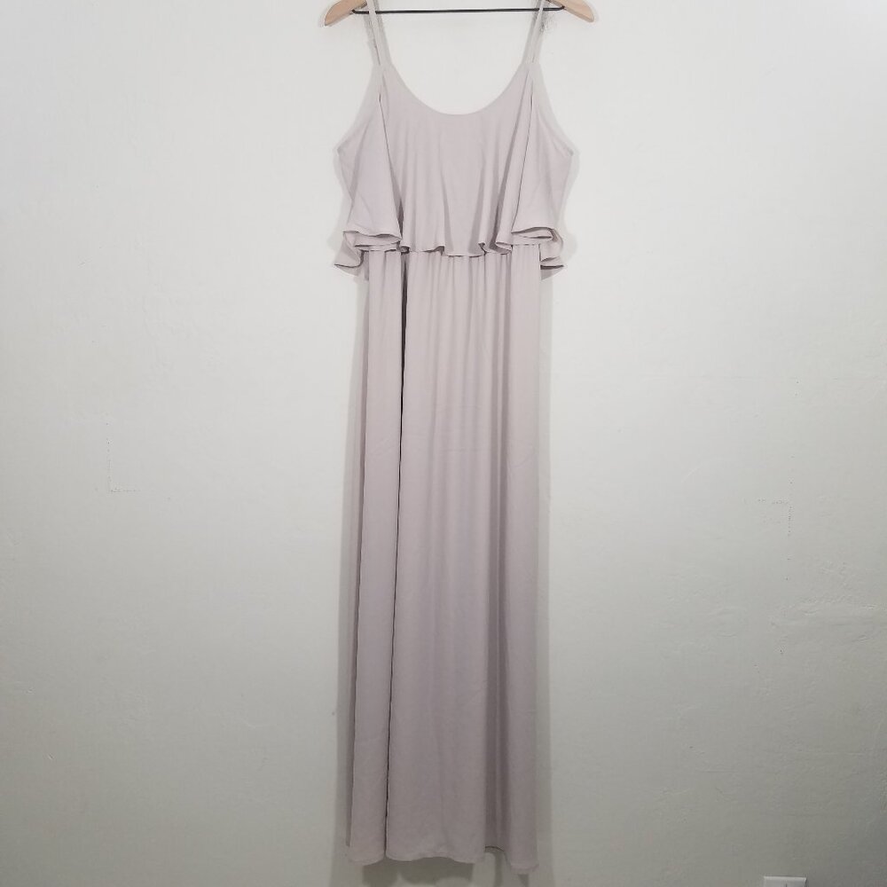 Show Me Your MuMu Caitlin Ruffle Maxi Dress Size M - Picture 3 of 7